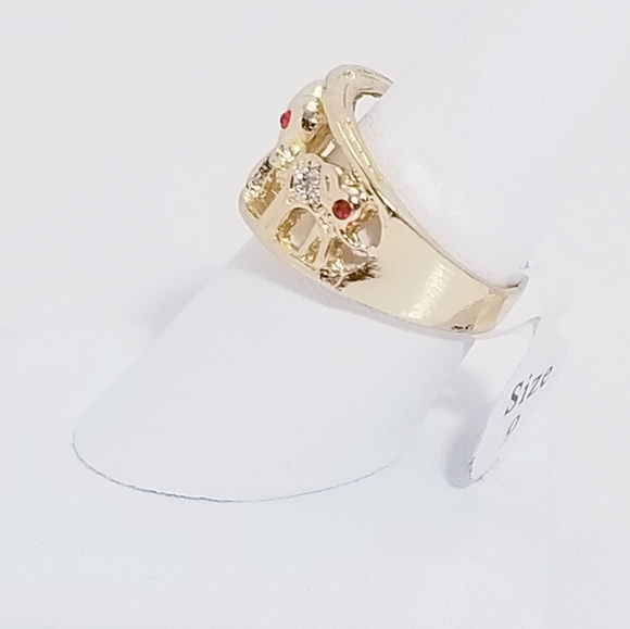 Elephant Ring. 14K Gold Plated. New - Picture 6 of 10